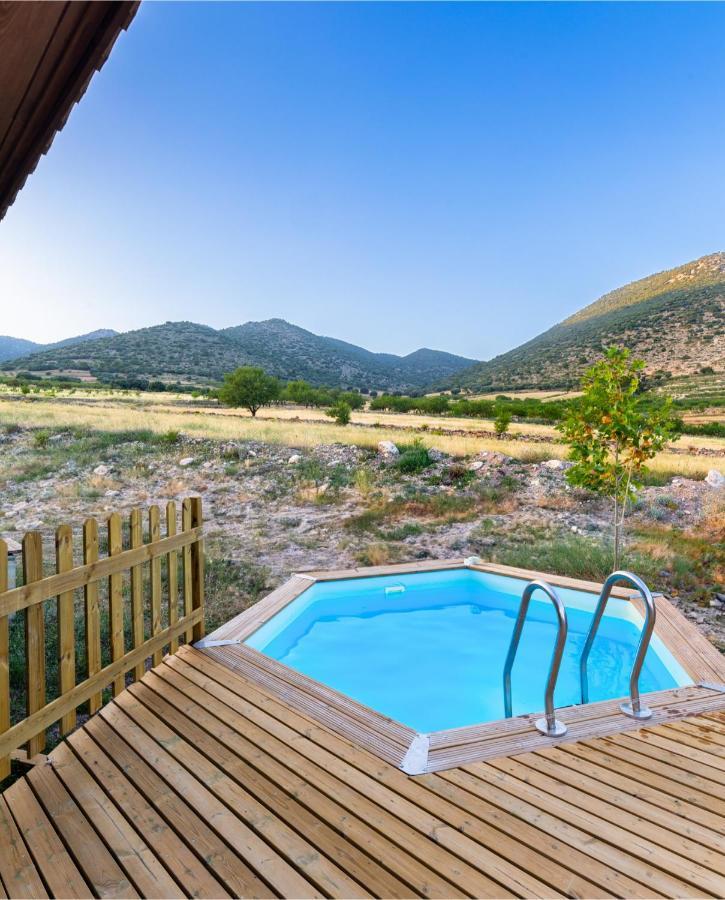 Aldea Los Odres - Cabanas De Madera De 1ª Con Piscina Privada Y Bbq En La Puerta Moratalla  Luaran gambar